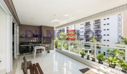 Apartamento de Luxo no Tatuapé: 3 quartos, 3 suítes, 2 salas, 5 banheiros, 4 vagas e 171m² em São Paulo-SP
