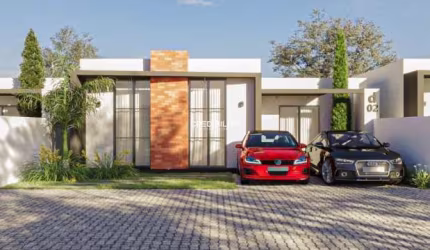 EXCELENTE CASA,  EM CONDOMÍNIO FECHADO COM 3 DORM 2 VAGAS GARAGEM!