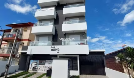 Apartamento 01 dormitório em prédio novo. Há poucos metros da UFSM