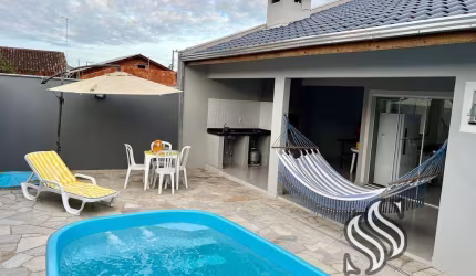 Casa para Venda em Balneário Barra do Sul, Costeira, 2 dormitórios, 2 banheiros, 1 vaga