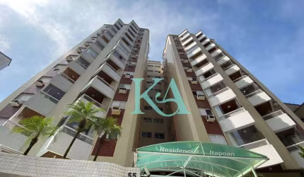 Apartamento com 2 dormitórios, 82 m² - venda por R$ 420.000,00 ou aluguel por R$ 3.000,00/mês - Vila Guilhermina - Praia Grande/SP