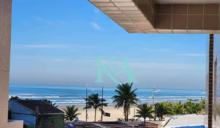 Apartamento com 2 dormitórios 1 Suíte Vista Lateral Mar  à venda, 79 m² por R$ 450.000 - Mirim - Praia Grande/SP