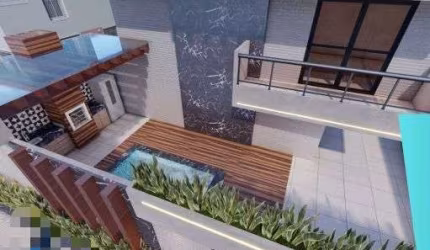 Sobrado com 2 dormitórios à venda, 88 m² - Nova Mirim - Praia Grande/SP
