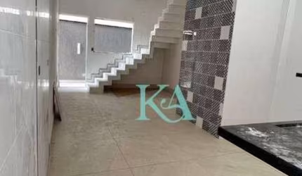 Sobrado com 2 dormitórios à venda, 48 m² - Maracanã - Praia Grande/SP