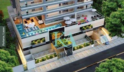 Lançamento Apartamento com 2 dormitórios 1 Suíte à venda, 73 m² por R$ 546.416 - Canto do Forte - Praia Grande/SP