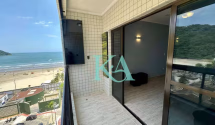 Apartamento com 2 dormitórios 1 Suíte Vista Lateral Mar  à venda, 99 m² por R$ 650.000 - Canto do Forte - Praia Grande/SP