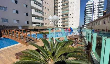 Apartamento com 2 dormitórios à venda, 58 m² por R$ 585.000,00 - Boqueirão - Praia Grande/SP