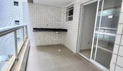 Apartamento Garden 1 dormitório Varanda Gourmet 1 Vaga de Garagem para alugar, 60 m² - Caiçara - Praia Grande/SP