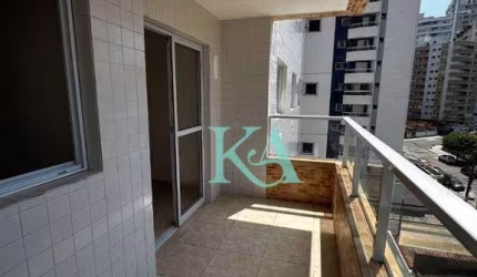 Apartamento com 2 dormitórios  1 Suíte Sacada Gourmet à venda, 57 m² por R$ 385.000 - Vila Guilhermina - Praia Grande/SP