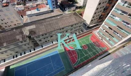 Apartamento com 2 dormitórios 1 Suíte Envidraçamento Sacada à venda, 72 m² por R$ 720.000 - Boqueirão - Praia Grande/SP