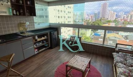 Apartamento com 2 dormitórios à venda, 101 m² por R$ 750.000,00 - Canto do Forte - Praia Grande/SP