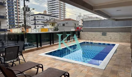 Apartamento com 2 dormitórios à venda, 87 m² por R$ 370.000 - Tupi - Praia Grande/SP