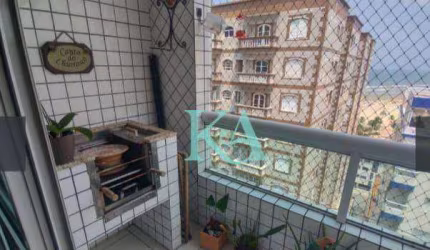 Apartamento com 1 dormitório à venda, 58 m² por R$ 380.000,00 - Cidade Ocian - Praia Grande/SP