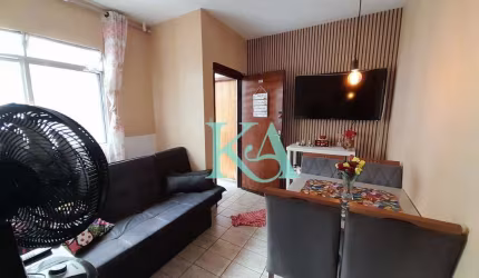 Apartamento com 1 dormitório à venda, 47 m² por R$ 225.000 - Canto do Forte - Praia Grande/SP
