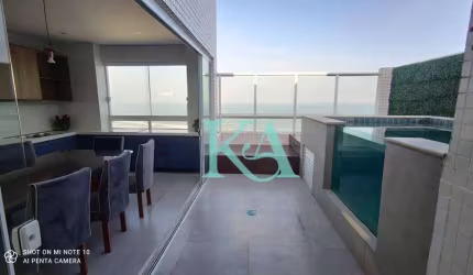 Cobertura com 4 dormitórios 2 Suítes 3 Vagas de Garagem -Direto com o Investidor à venda, 180 m² por R$ 1.990.000 - Ocian - Praia Grande/SP