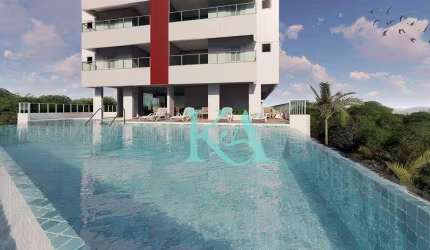 Apartamento com 2 dormitórios à venda, 71 m² por R$ 387.000,00 - Caiçara - Praia Grande/SP