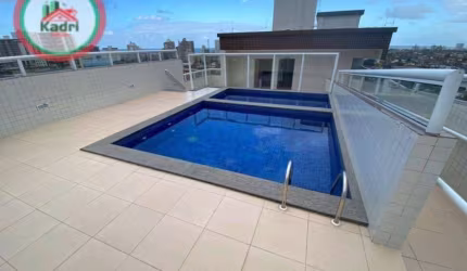 Apartamento com 2 dormitórios à venda, 55 m² por R$ 370.000,00 - Caiçara - Praia Grande/SP
