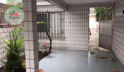 Casa com 3 dormitórios 2  banheiros mobiliada para alugar, 95 m² por R$ 3.500/mês - Tupi - Praia Grande/SP