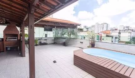 APARTAMENTO DE COBERTURA, 2 VAGAS, PISCINA, CHURRASQUEIRA