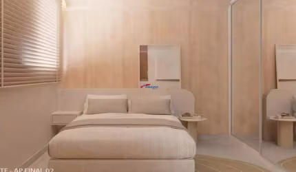 APARTAMENTO 1 QUARTO, SUÍTE, LAZER, UM VAGA, 36,91M²