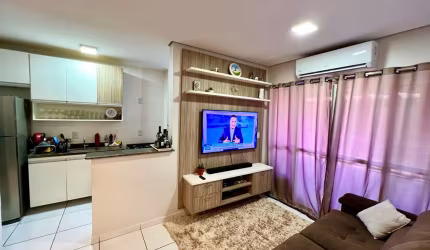 Apartamento de 2 quartos sendo 1 suíte - Condomínio Torres de Madrid - Região do Despraiado - Próximo da Miguel Sutil e Parque Mãe Bonifácia