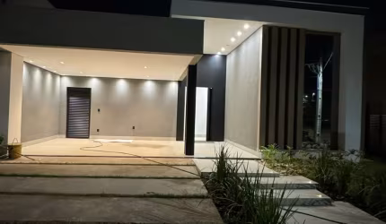 Casa térrea nova com 3 suítes - Condomínio Florais da Mata - Região do Chapéu do Sol