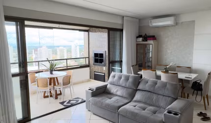 Apartamento com 3 suítes e churrasqueira na sacada - Próximo do Parque Mãe Bonifácia - Edifício Goiabeiras Tower