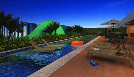 Apartamento em Olinda Minha Casa Minha Vida com Suite e Vranda Gourmet