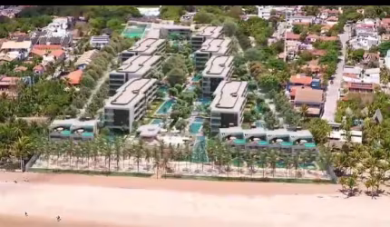Vendo apartamento em Litoral Porto Galinhas praia de Maracaípe à Beira Mar  pé na Areia.