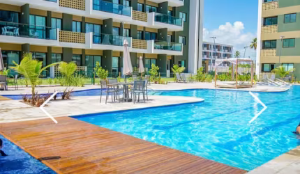 Flat Mobiliado em Muro Alto – Litoral com Infraestrutura Completa