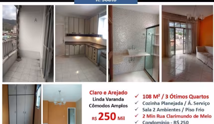 Lindo Apto Cascadura Souto 108M² 3 quartos e vaga