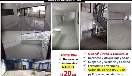 Prédio JPA Curicica Bandeirantes 540M²