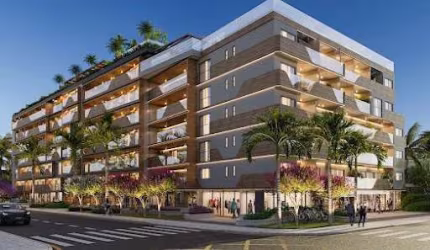 Flats na beira-mar do Jardim Oceania