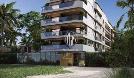 Apartamento na planta de 3 Quartos Pé na Areia da Praia de Areia Dourada