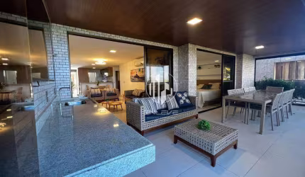Apartamento Pé na Areia e Vista Definitiva com 3 Suítes + DCE