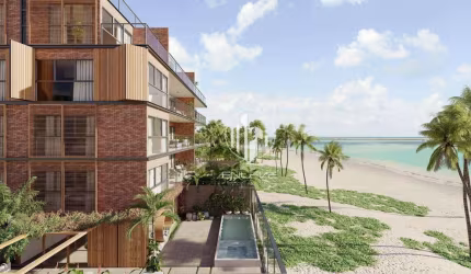 Apartamentos de luxo pé na areia da Praia de Camboinha