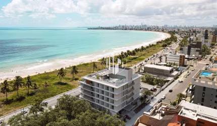 Flats na planta na beira-mar de Intermares