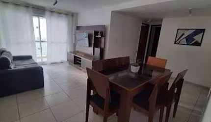 Amplo Apartamento de 73m2 com 2 Quartos Mobiliado, em Tambaú