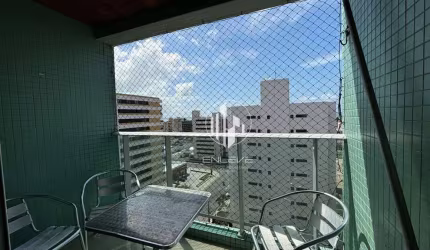 Apartamento com 03 quartos com vista para o mar a 450m da Praia de Cabo Branco