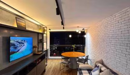 Apartamento de 80m2 com 3 Quartos Todo Mobiliado e Projetado