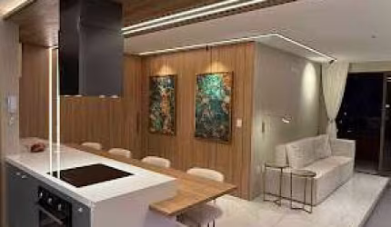 Apartamento de 91m2 com 2 Quartos, Closet, Todo Projetado e Mobiliado