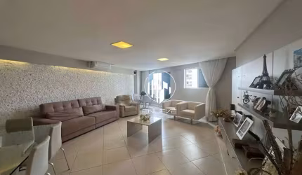 Amplo apartamento projetado com 03 quartos + DCE no Brisamar
