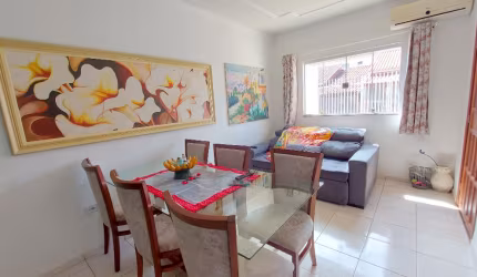 CANCELLI (Cond. Fechado) 2 QUARTOS, SALA, COZINHA PLANEJ, BWC, CHRRASQ, AREA DE SERVIÇO, 2 VAGAS, A/C-53m²