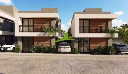 RESIDENCIAL PIAZZA TOSCANE | Casa 4 quartos (3 suítes com varanda) | 129,97m² terreno | 2 garagens | Miragem
