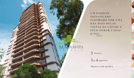 Lançamento RIVÊ no Rio Vermelho, 97m² e 143m ², 3/4 e 4/4, Salvador: Apartamentos de luxo com vista mar, opções com garden, infraestrutura completa!