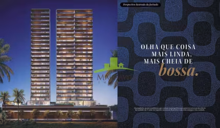 Apartamento à Venda no NOUVELLE BOSSA, LANÇAMENTO EXCLUSIVO, JAGUARIBE, 276m², 4 Suítes, Varanda Gourmet, Vista Mar, 1 por andar. Elevador Privativo