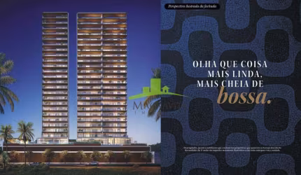 Apartamento à Venda no NOUVELLE BOSSA, LANÇAMENTO EXCLUSIVO, JAGUARIBE, 244m², 4 Suítes, Varanda Gourmet, Vista Mar, 1 por andar. Elevador Privativo.
