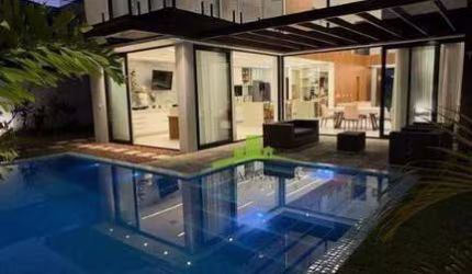 Casa a Venda Alphaville Litoral Norte 1 | 340m² | 5/4 | 4 suítes | Piscina | Espaço Gourmet | 4 vagas | Camaçari