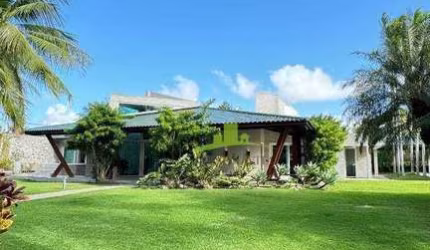 Mansão de Luxo à venda no Encontro das Águas, Lauro de Freitas, 5 suítes, Piscina, Espaço Gourmet, 5.978m² de terreno, Estrada do Coco.