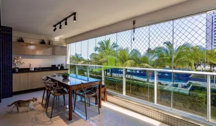 Apartamento 4 quartos à venda no Hemisphere 360º, 142m², Sala ampla, Varanda Gourmet, 3 vagas em Pituaçu, Salvador